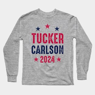 Tucker Carlson 2024 Long Sleeve T-Shirt